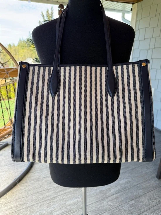 Kate Spade | Market Top Zip Tote Blue Multi - Picture 5 of 10